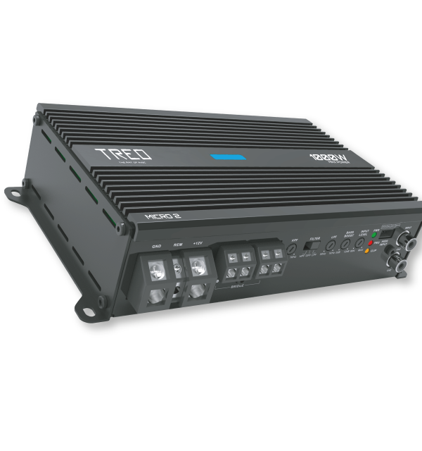 AMPLIFICADOR 2 CH 12.5WX2 @ 4 OHMS 1000W MAX - MICRO2