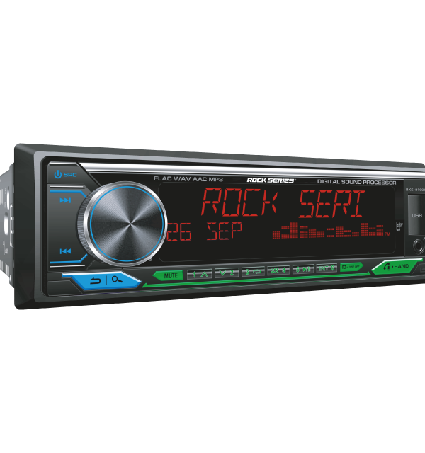 ESTÉREO 1 DIN MP3 AMPL 8 CH CLASE D BT USB - RKS-8100HP