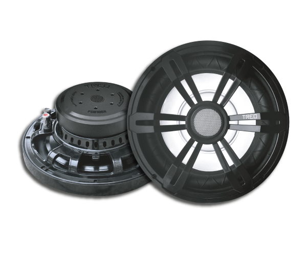 SUBWOOFER DELGADO DE 10" CON CERTIFICACIÓN IP66 CON LUZ RGB DE ALTO RENDIMIENTO - PSW10BR