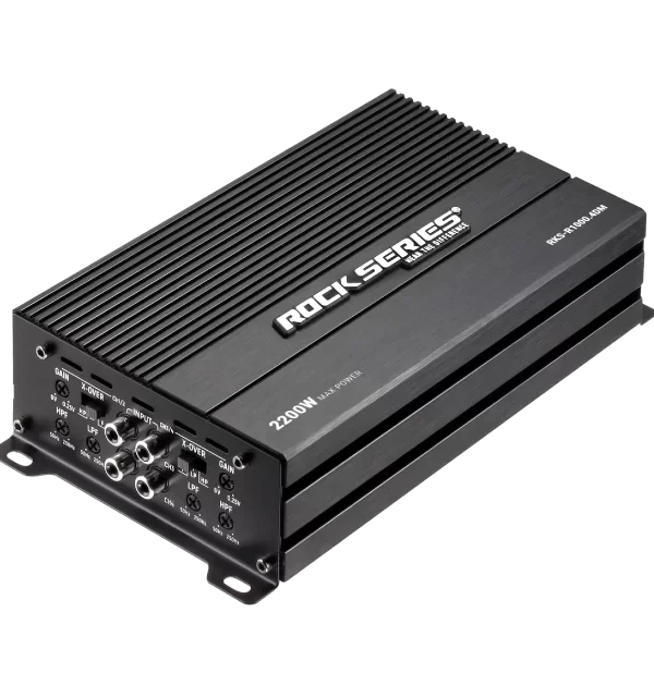 AMP MINI CLASE D 100Wx4@4Ohms 2200W MAX - RKS-R1000.4DM