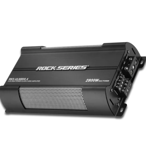 MINI AMPLIFICADOR DE 4 CANALES CLASE D PARA OPEN SHOW & SPL - RKS-ULM800.4