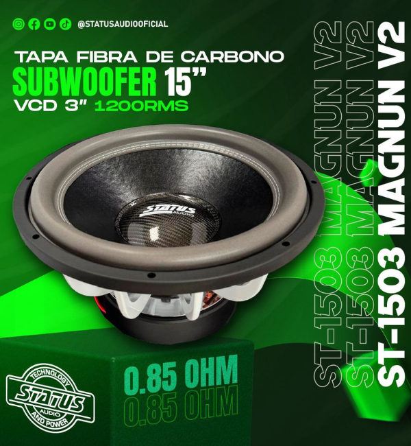 SUBWOOFER 15" - ST-1503