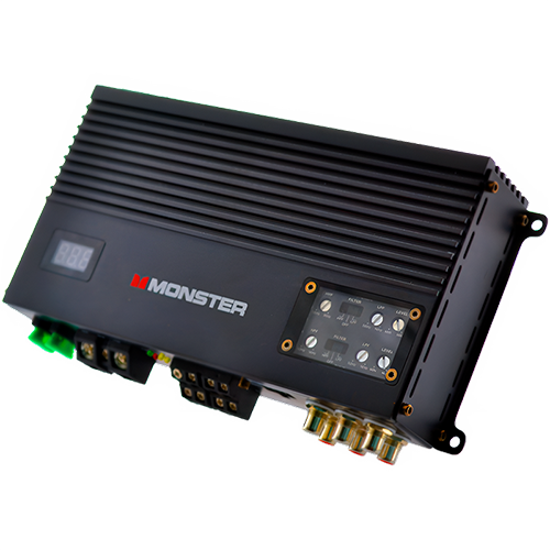 Amplifier 4x100W RMS@4 Ohms Voltmeter – AAC100.4